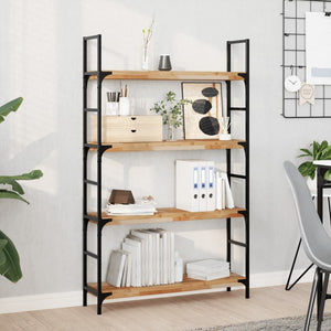 Massivholz Schweberegal Akazie 100 cm