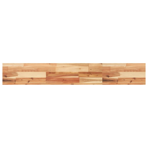 Schweberegale 3er Set Akazie 120 cm