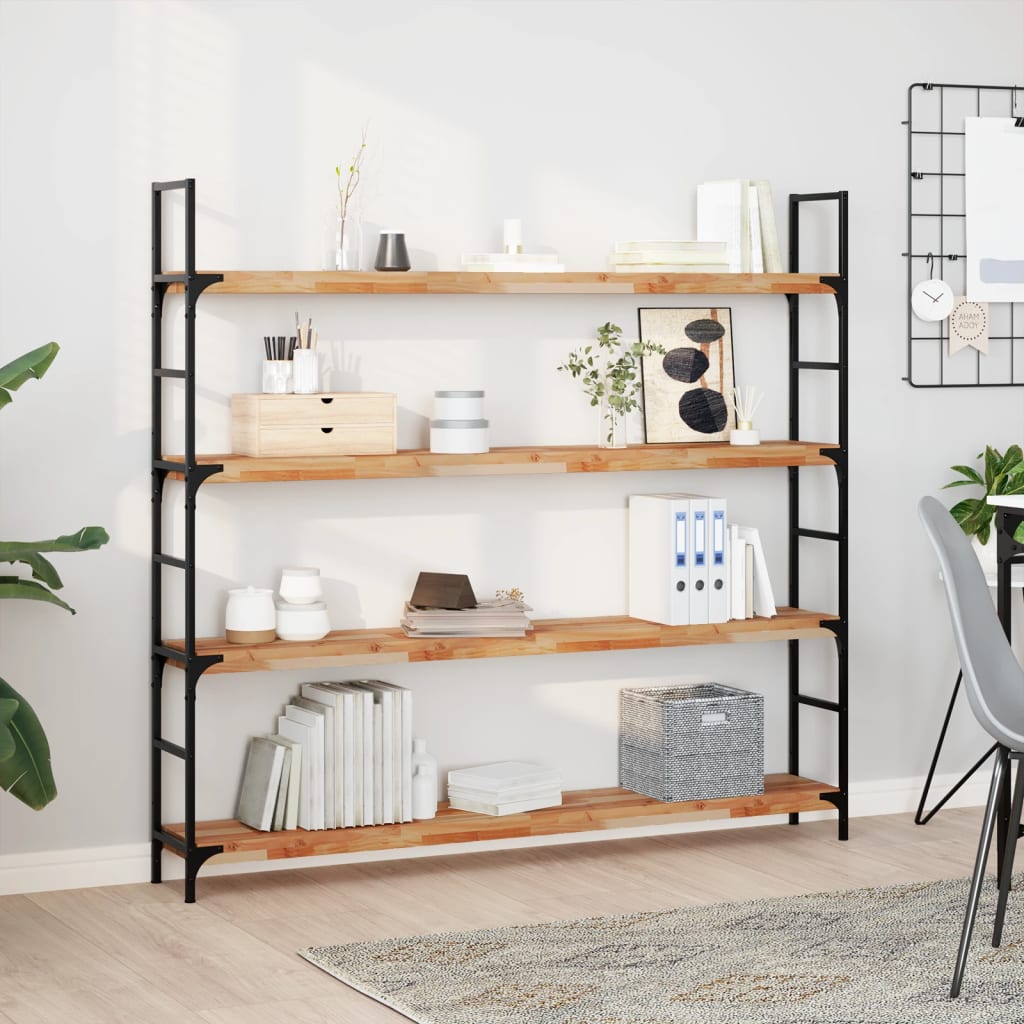 Massivholz Schweberegal Akazie 160cm