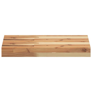 Schweberegale 40x30cm Akazie 2er Set