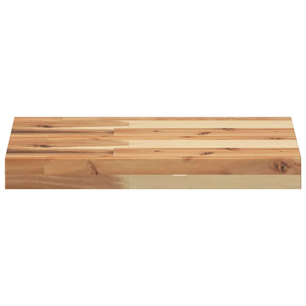 Schweberegale 40x30cm Akazie 2er Set