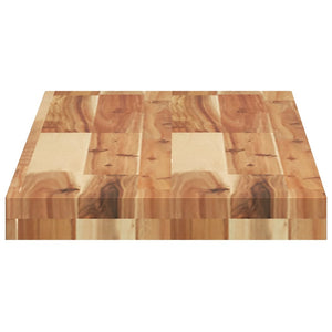 Schweberegale 80cm Akazie Massivholz 3er Set