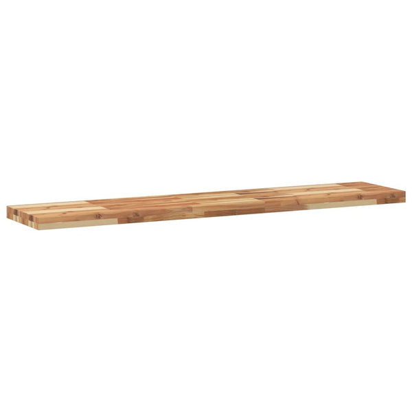 Massivholz Akazie Schweberegal, 160 cm
