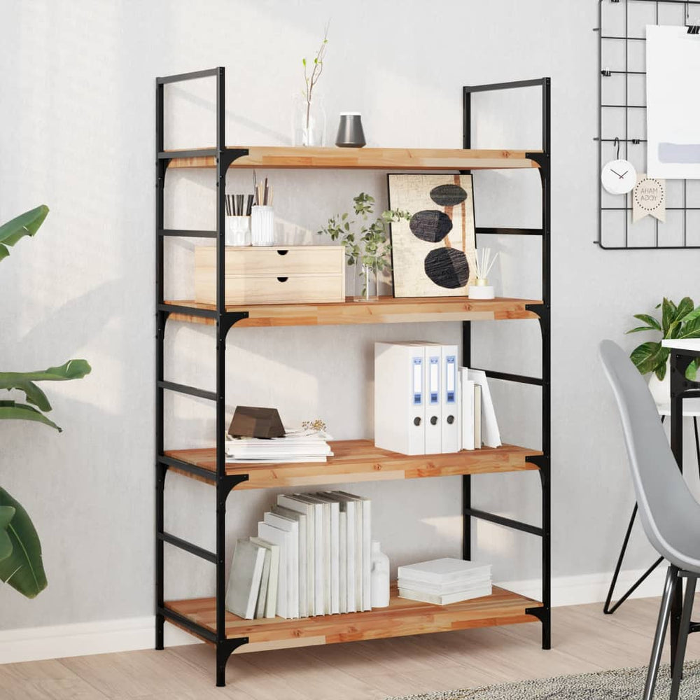 vidaXL Étagères murales flottantes 2 pcs 80x40x4 cm Bois d'acacia massif traité à l'huile