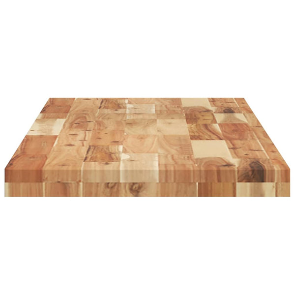 Massivholz Akazie Schweberegale, 120 cm, 2er-Set