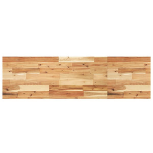 Massivholz Akazie Schweberegale, 120 cm, 2er-Set