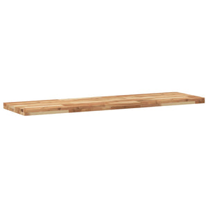 Massivholz Akazie Schweberegale, 3er Set