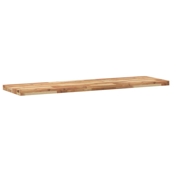 Massivholz Akazie Schweberegale, 4er-Set