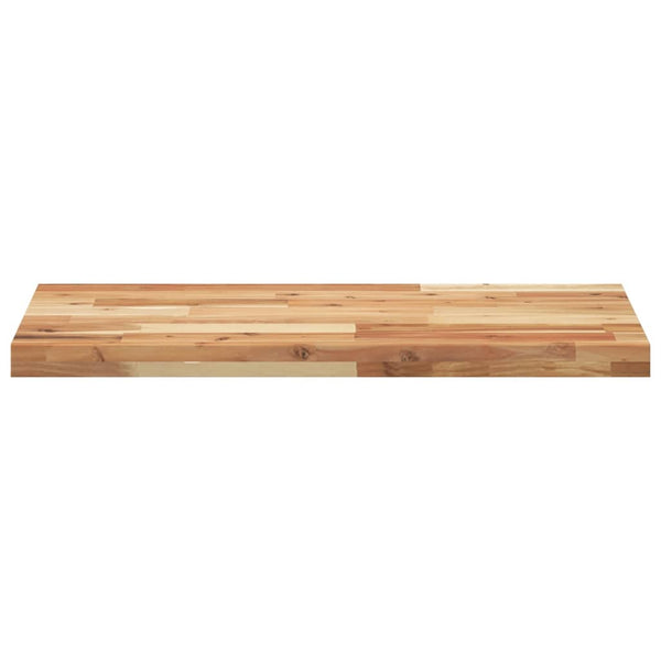 Akazie Massivholz Schweberegale, 160cm, 2er-Set