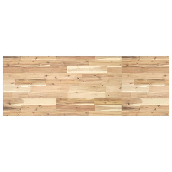 Massivholz Waschtischplatte Akazie 120x50 cm