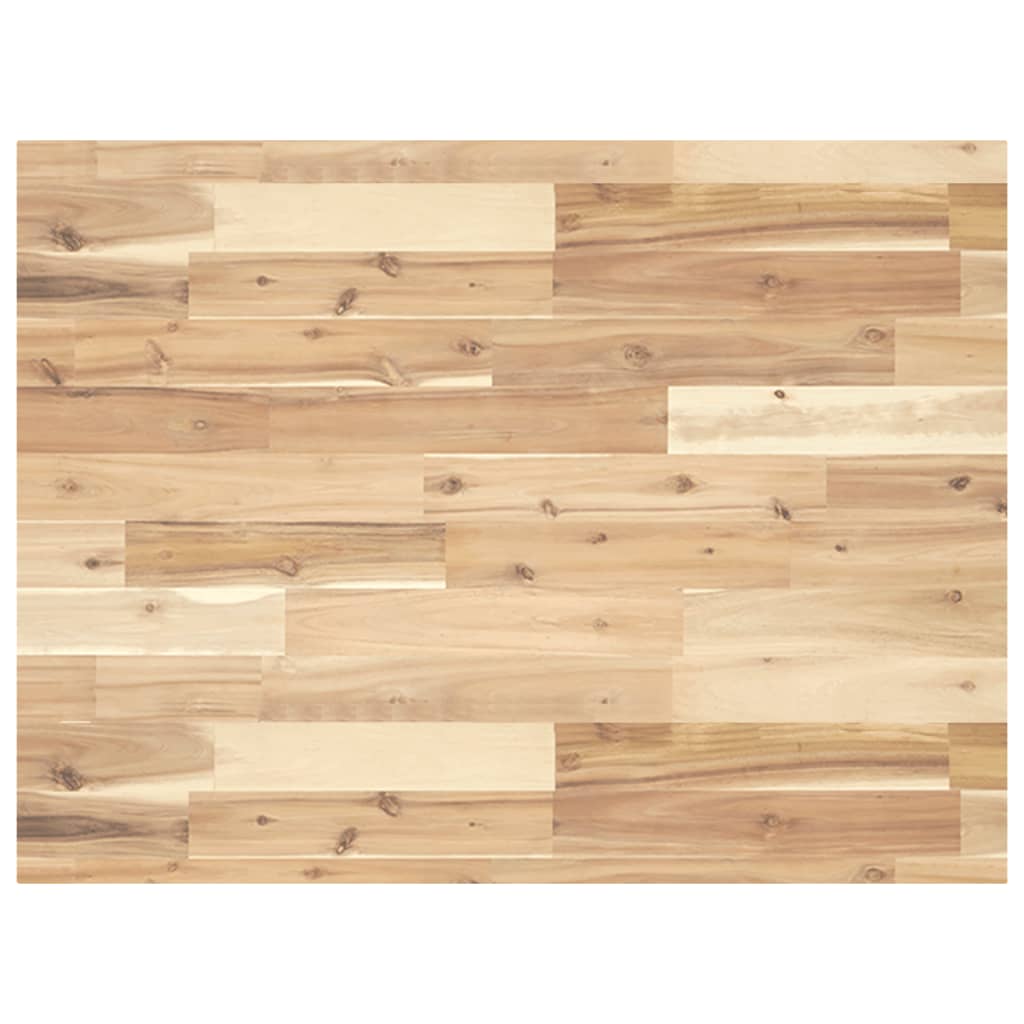 Waschtischplatte Akazie Massivholz 80x60 cm