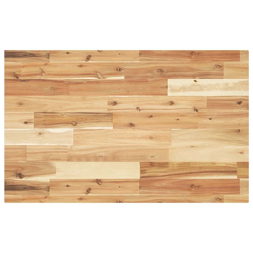 Massivholz Akazie Waschtischplatte 120x50 cm