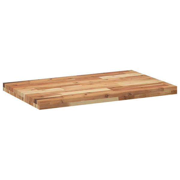 Massivholz Akazie Waschtischplatte 120x50 cm