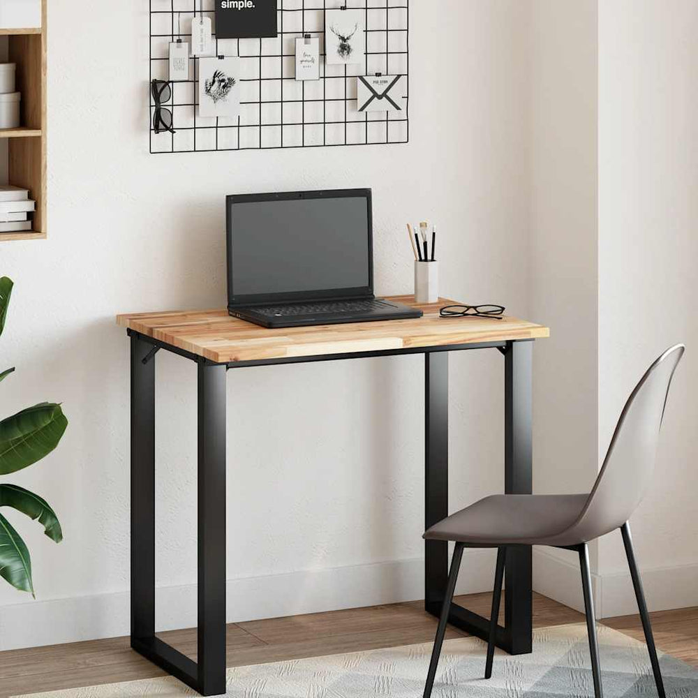 Akazie Schreibtischplatte Massivholz 80x60 cm