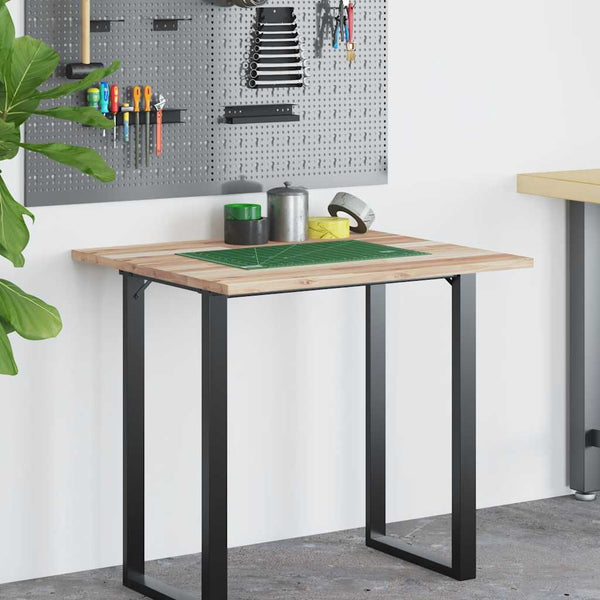 Akazie Schreibtischplatte Massivholz 80x60 cm