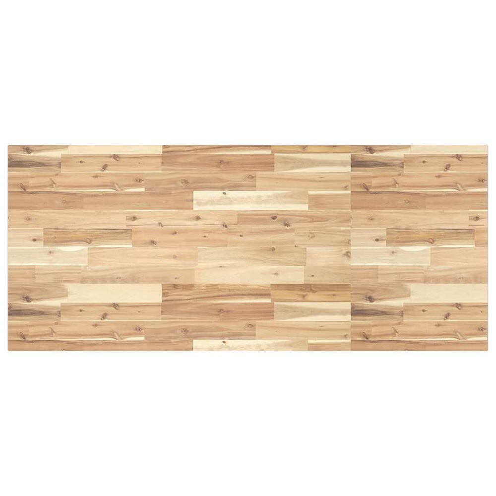 Massivholz Akazie Schreibtischplatte 120x60 cm