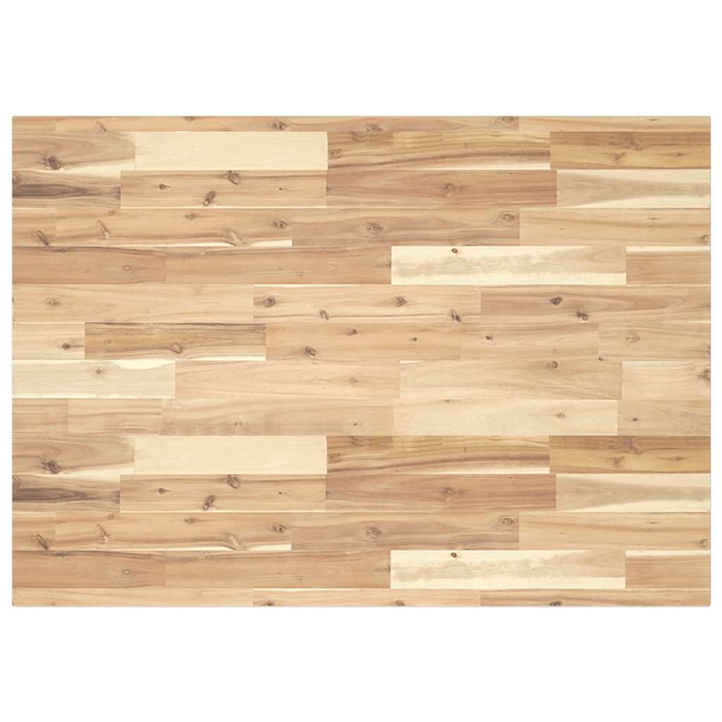 Akazie Schreibtischplatte Massivholz 80x70 cm