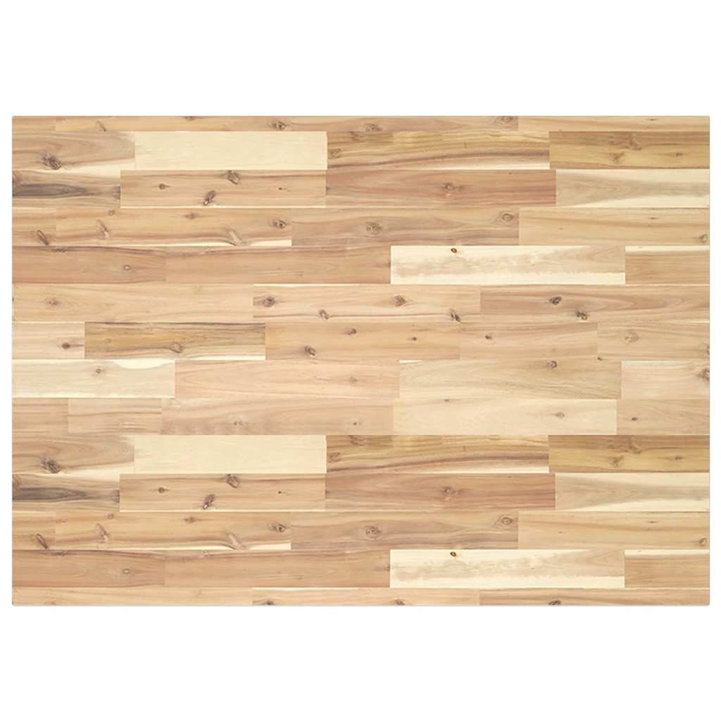 Massivholz Akazie Schreibtischplatte 120x70 cm