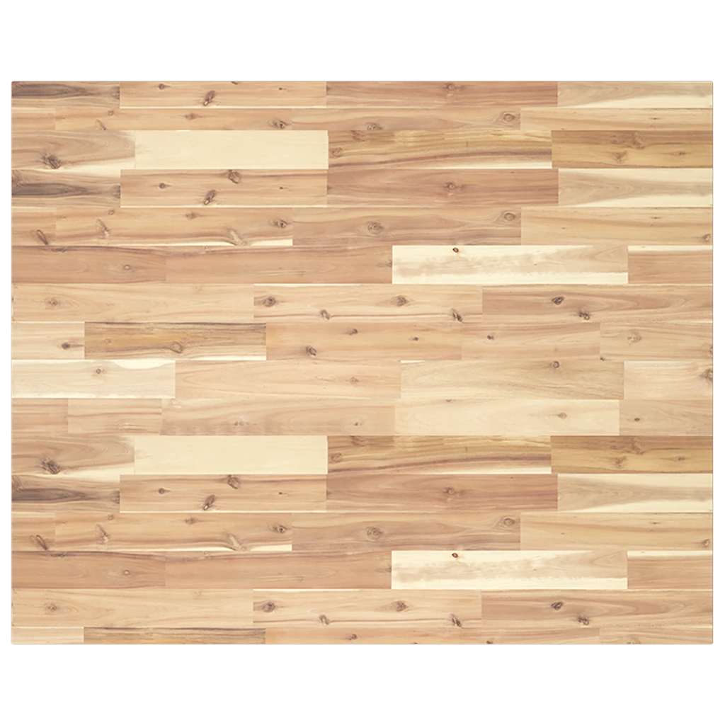 Akazie Schreibtischplatte Massivholz 100x80 cm