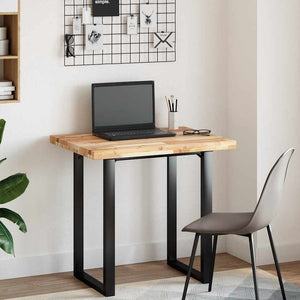 Akazie Schreibtischplatte Massivholz 80x60 cm