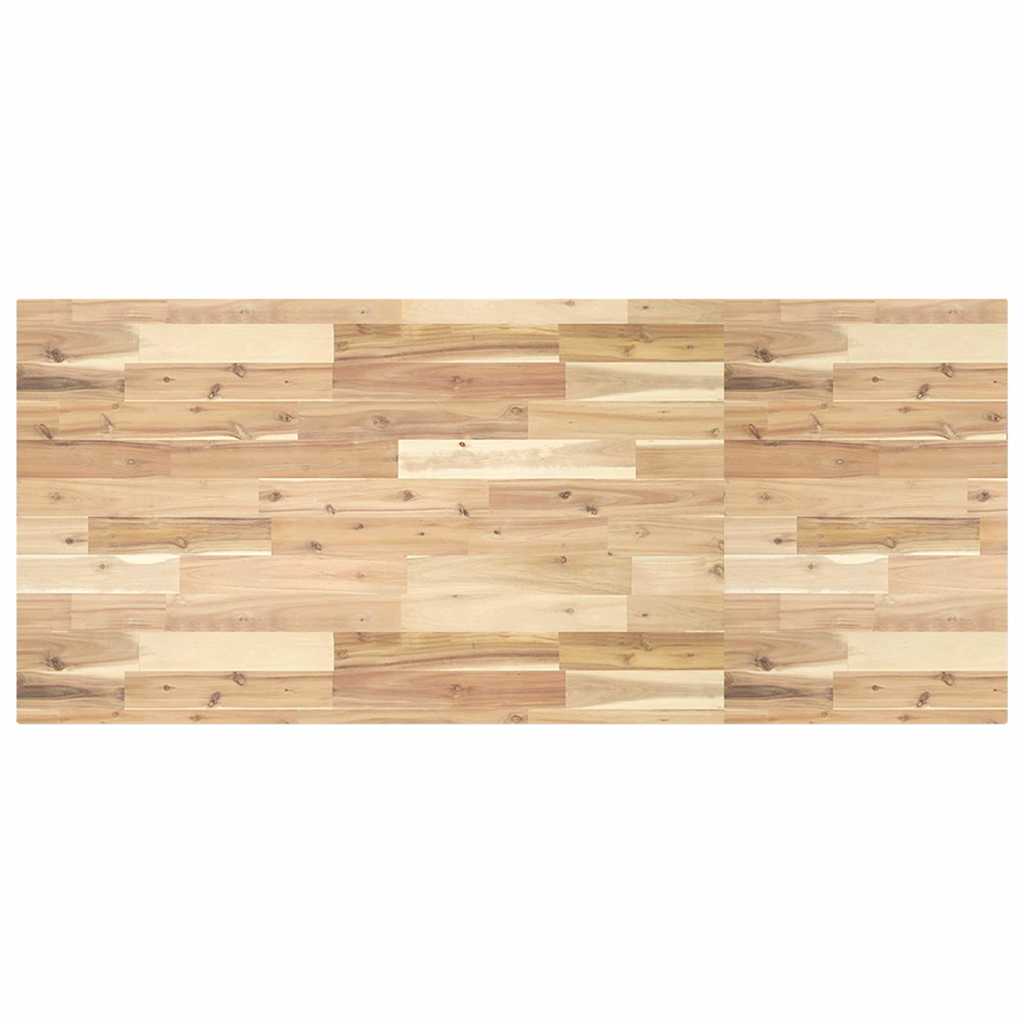 Massivholz Akazie Schreibtischplatte 120x60 cm
