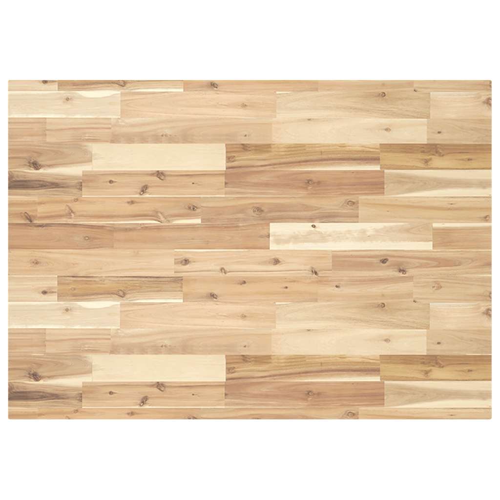 Massivholz Schreibtischplatte Akazie 100x70 cm