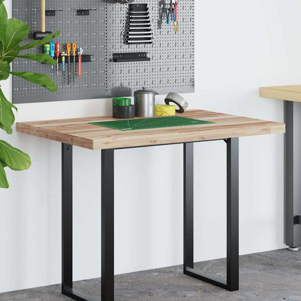 Massivholz Schreibtischplatte Akazie 120x70 cm
