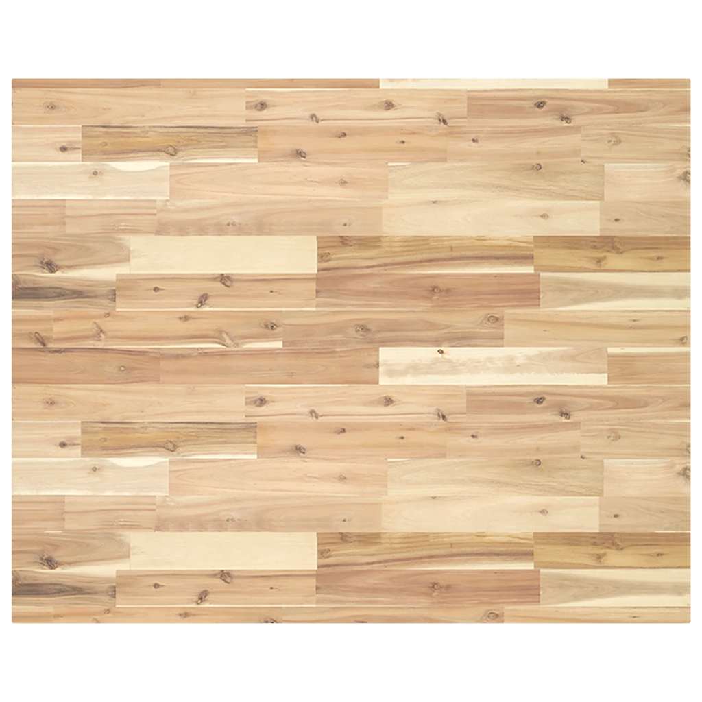 Akazie Schreibtischplatte Massivholz 100x80 cm