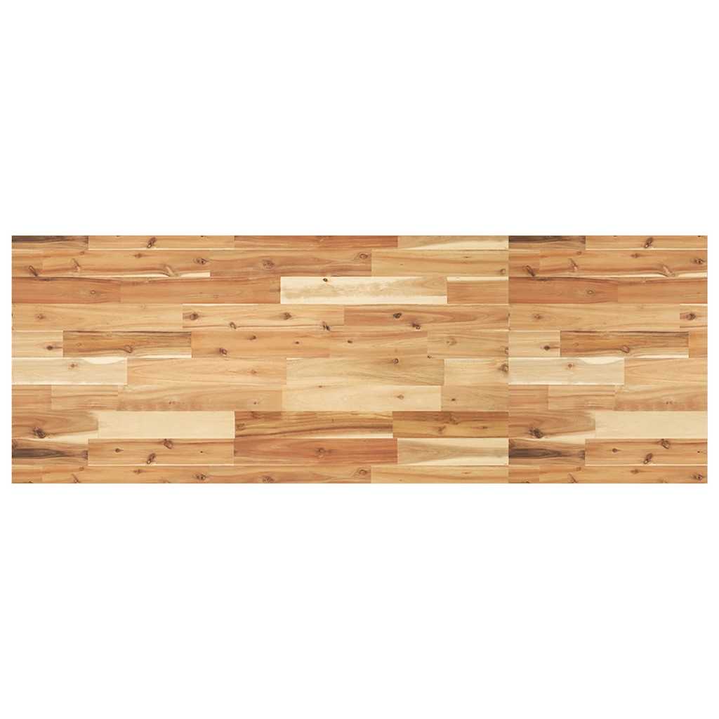 Massivholz Schreibtischplatte Akazie 140x50 cm