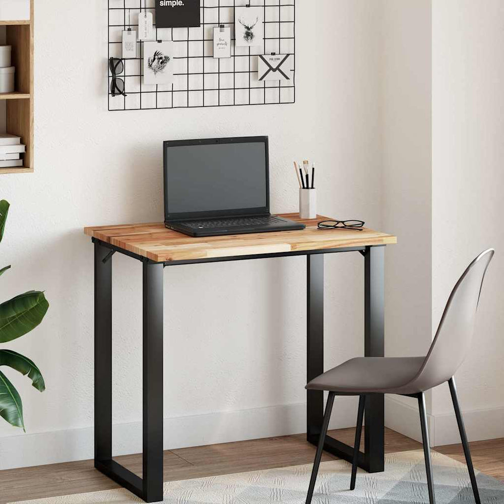 Akazie Schreibtischplatte Massivholz 80x60 cm