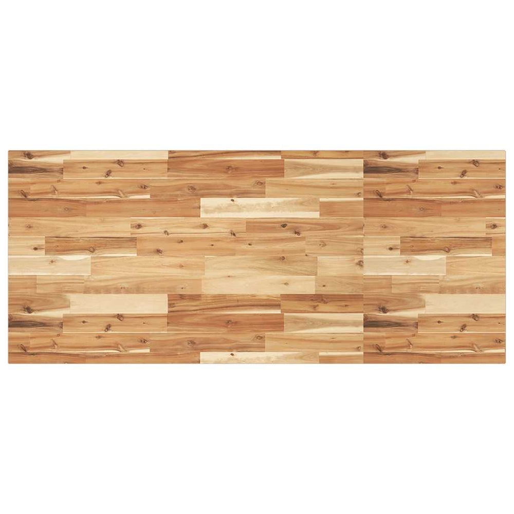 Massivholz Akazie Schreibtischplatte 120x60 cm
