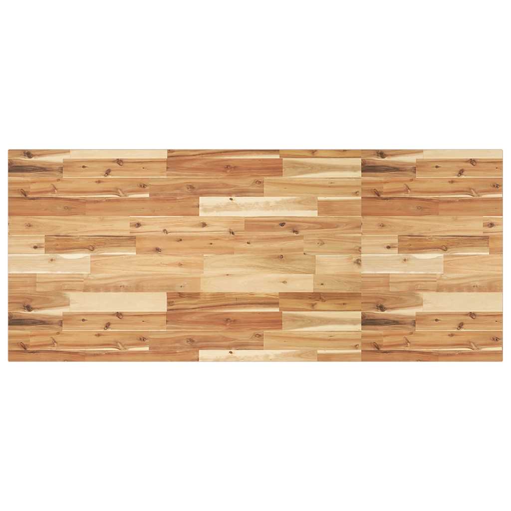 Akazie Schreibtischplatte Massivholz 140x60 cm