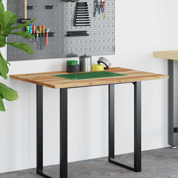 Massivholz Schreibtischplatte Akazie 120x70 cm