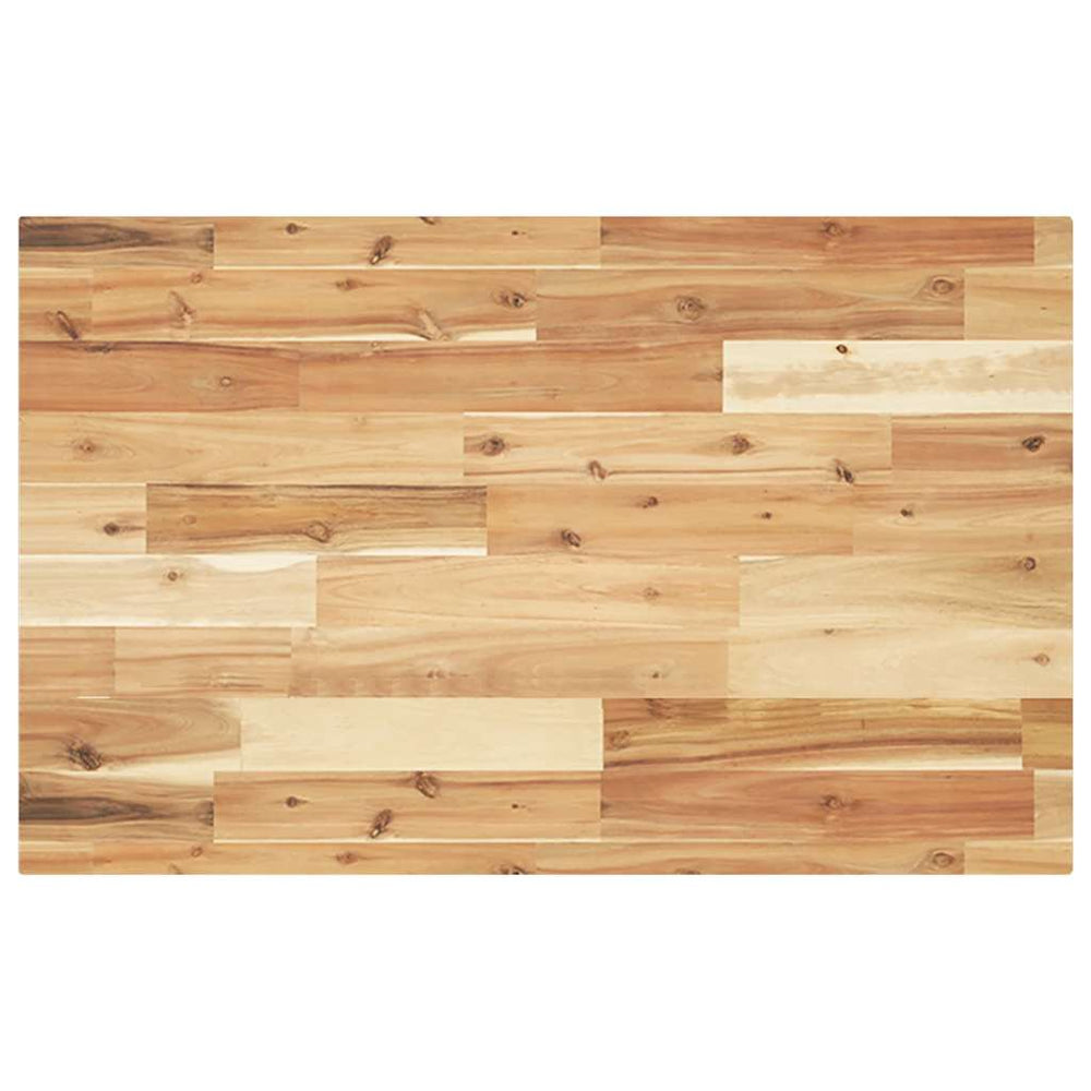 Massivholz Akazie Schreibtischplatte 120x50 cm