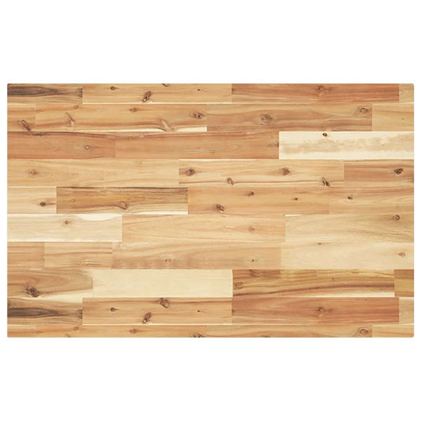 Massivholz Akazie Schreibtischplatte 120x50 cm