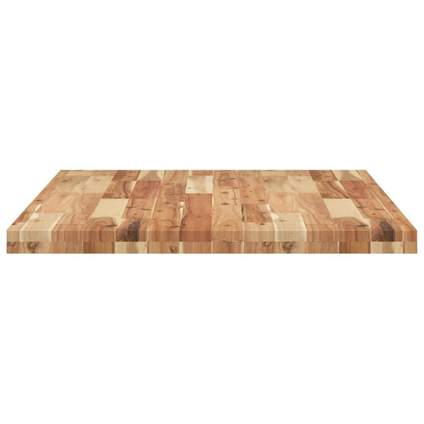Massivholz Akazie Schreibtischplatte 80x70 cm