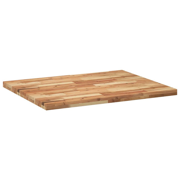 Massivholz Akazie Schreibtischplatte 100x80 cm