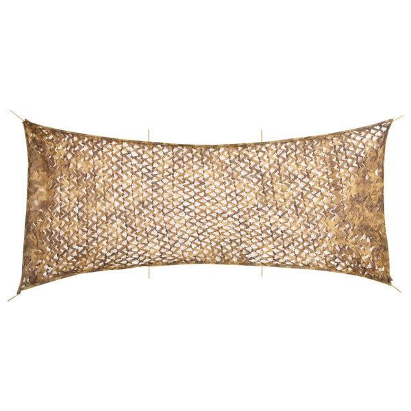 Tarnnetz 627x290 cm Sandfarbe mit Tasche