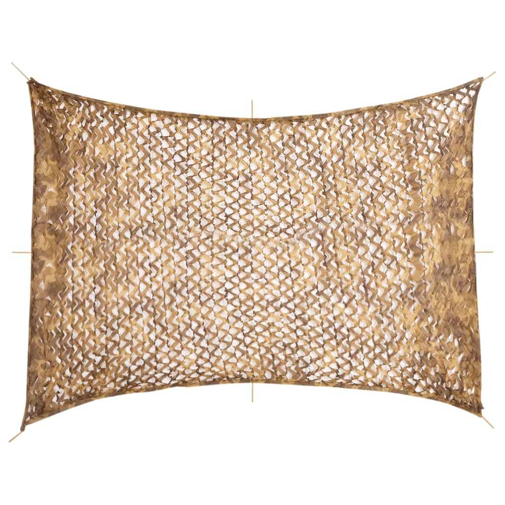 Tarnnetz 516x400 cm Sandfarbe mit Tasche