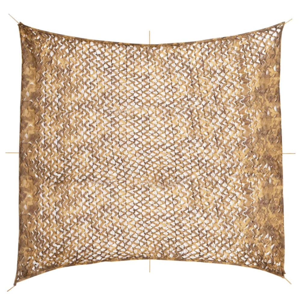 Sandfarbenes Tarnnetz 521x493 cm mit Tasche