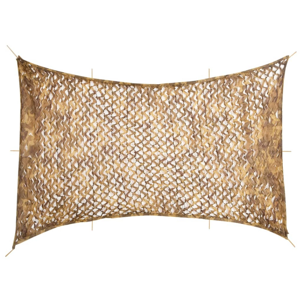 Tarnnetz 724x515 cm Sandfarbe mit Tasche