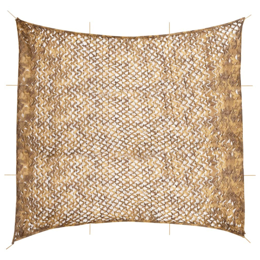 Sandfarbenes Tarnnetz 614x581 cm mit Tasche