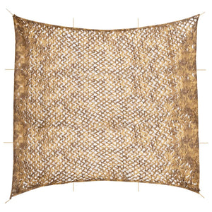 Sandfarbenes Tarnnetz 614x581 cm mit Tasche