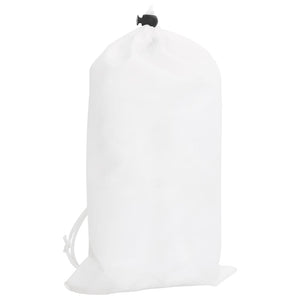 Weißes Tarnnetz 312x140 cm mit Tasche