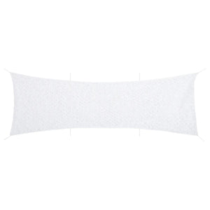 Weißes Tarnnetz 613x138 cm mit Tasche