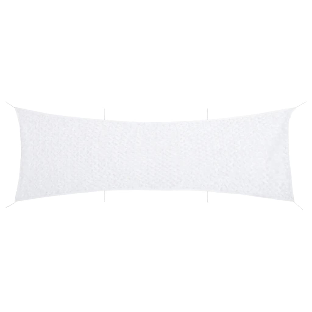 Weißes Tarnnetz 613x138 cm mit Tasche