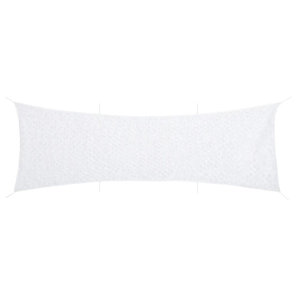 Weißes Tarnnetz 613x138 cm mit Tasche