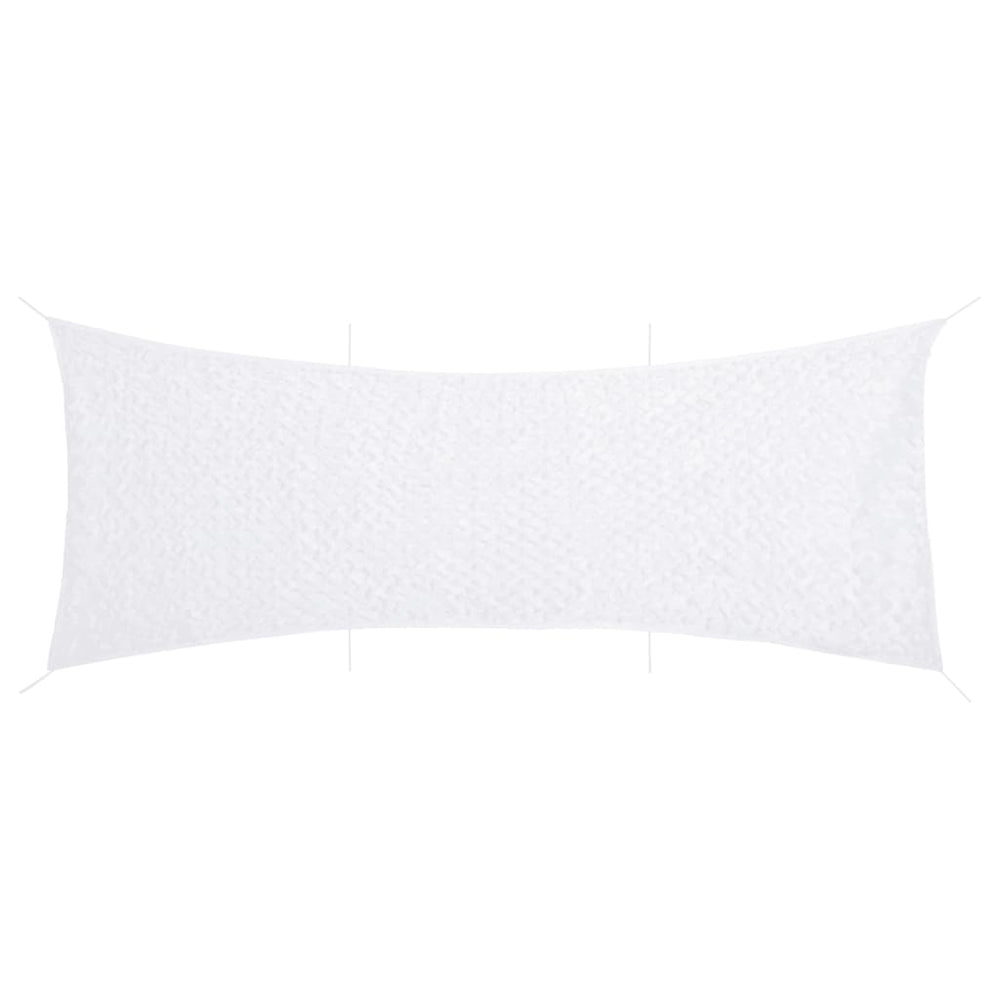 Weißes Tarnnetz 623x203 cm mit Tasche