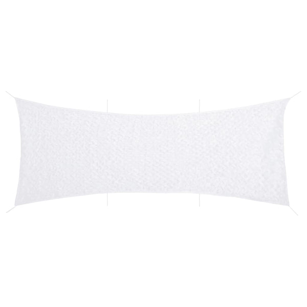 Weißes Tarnnetz 623x203 cm mit Tasche