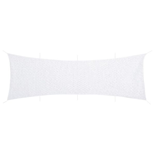 Weißes Tarnnetz 809x207 cm mit Tasche